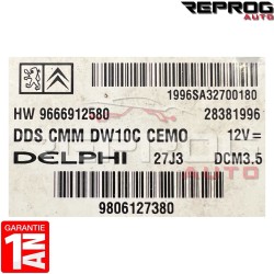 CALCULATEUR MOTEUR VIERGE DCM3.5 DELPHI 9806127380 9666912580 28381996