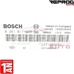 CALCULATEUR VIERGE RENAULT MASTER 0281017038 237100899R 237100803R EDC17C11