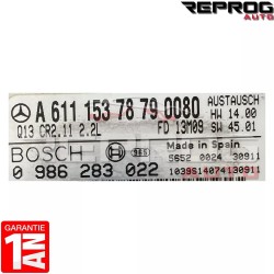 CALCULATEUR VIERGE MERCEDES A6111537879 0986283022 0281011002 BOSCH EDC15C6