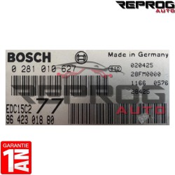 CALCULATEUR DÉCODÉ PEUGEOT 406 2.0 HDI 0281010627 9642301880 EDC15C2 BOSCH