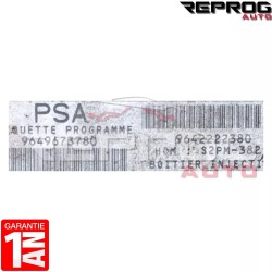 CALCULATEUR DÉCODÉ CITROEN C3 S2PM-382 9649673780 9642222380 SAGEM S2PM-382