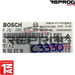 copy of CALCULATEUR DÉCODÉ CITROEN BERLINGO 1.6i 0261208905 9660907580 BOSCH ME7.4.5