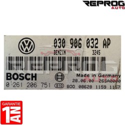 CALCULATEUR MOTEUR DÉCODÉ VW POLO 1.4 030906032AP 0261206751 BOSCH ME7.5.10