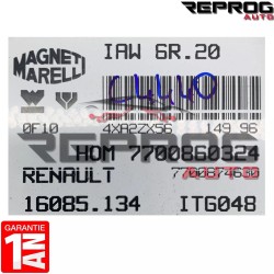 CALCULATEUR DÉCODÉ IAW 6R.20 RENAULT TWINGO 1.2i 7700860324 7700874630 16085.134