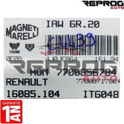 copy of CALCULATEUR DÉCODÉ RENAULT TWINGO 1.2 IAW 6R.30 7700860324 7700874631 IMMO OFF