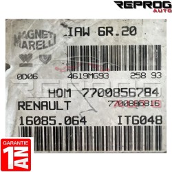 CALCULATEUR DÉCODÉ RENAULT TWINGO CLIO 1 1.2i IAW 6R.20 7700856784 7700865816