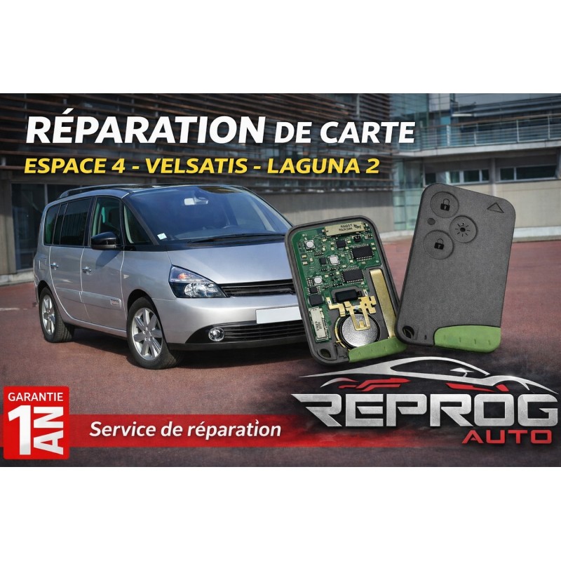 REPAIR SERVICE FOR RENAULT ESPACE IV VELSATIS LAGUNA 2 CARDS