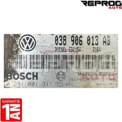 CALCULATEUR DÉCODÉ SEAT IBIZA 1.9 SDI 038906013AB 0281001911 BOSCH EDC15