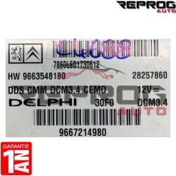 copy of CALCULATEUR MOTEUR VIERGE CITROEN C5 9663548180 9663612380 DCM3.4 DELPHI