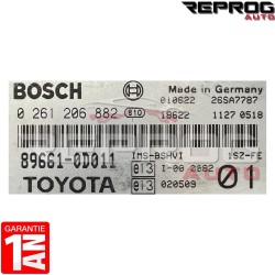 copy of CALCULATEUR MOTEUR AVEC PROGRAMMATION/CLONAGE TOYOTA PEUGEOT CITROEN 0261S04462 89661-0H060 BOSCH ME7.9.52