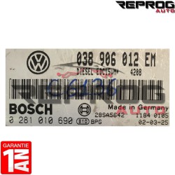 CALCULATEUR DÉCODÉ SEAT CORDOBA 1.9 TDI 038906012EM 0281010690 BOSCH EDC15VM+