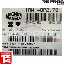 copy of CALCULATEUR DÉCODÉ PEUGEOT 806 2.0 16S IAW 48P2.34 HW9642606280 SW9642477680