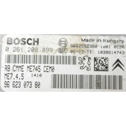 copy of CALCULATEUR DÉCODÉ CITROEN BERLINGO 1.6i 0261208905 9660907580 BOSCH ME7.4.5