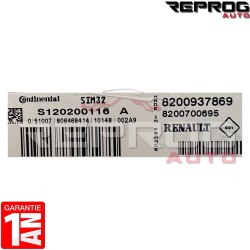 copy of CALCULATEUR VIERGE RENAULT MEGANE 3 0281031343 237104376R 237104855R EDC17C42