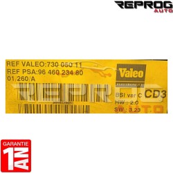 BSI VIERGE PEUGEOT 406 VALEO CD3 9646023480 73005011 HW: 2.0 SW: 3.23