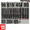 BSI VIERGE PEUGEOT 307 PHASE 2 H05 9661940480 JOHNSON CONTROLS