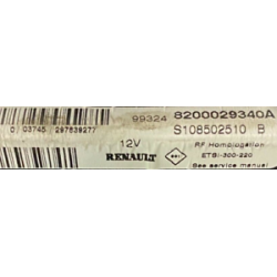 UCH VIERGE RENAULT MEGANE SCENIC 1 8200029340A S108502510B SIEMENS