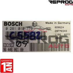 CALCULATEUR DÉCODÉ PEUGEOT 307 2.0 HDI 0281010779 9644606180 BOSCH EDC15C2