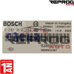 CALCULATEUR VIERGE RENAULT MASTER 2.5 DCI OPEL VIVARO 0281013364 8200635663 8200833387 BOSCH EDC16C36
