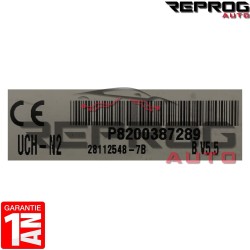 UCH N2 VIERGE RENAULT CLIO 2 PHASE 2 P8200387289 V5.5 UCH-N2 SAGEM 28112548-7B