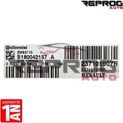 CALCULATEUR VIERGE RENAULT MODUS S180042157A 237101907R 237101206R EMS3110