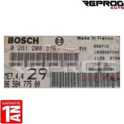 CALCULATEUR VIERGE CITROEN C2 0261208376 9658477580 BOSCH ME7.4.4