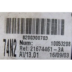 UCH VIERGE RENAULT LAGUNA 2 8200300703 21674464-3A 74N2 SAGEM