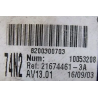 UCH VIERGE RENAULT LAGUNA 2 8200300703 21674464-3A 74N2 SAGEM
