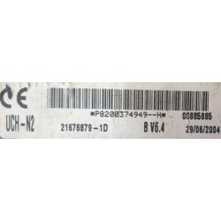 UCH N2 VIERGE RENAULT TRAFIC 2 P8200374949H 21676879-1D V6.4 UCH-N2 SAGEM