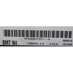 BMT VIERGE N4 RENAULT CLIO 2 PHASE 1 P8200031557 21656615-0A V6.01 N4 UCH