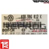 CALCULATEUR DÉCODÉ VW GOLF 4 BORA 1.9 TDI 038906012K 0281010111 BOSCH EDC15VM+