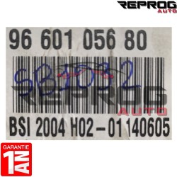 BSI VIERGE PEUGEOT 607 PHASE 2 PEUGEOT 307 2004 H02 9660105680 JOHNSON CONTROLS