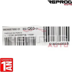 BSI VIERGE PEUGEOT 308 BSI-Q03-00 9806687880 S180204003B