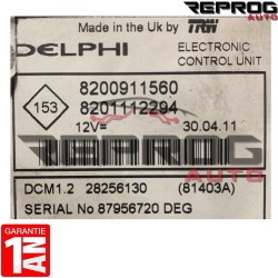 CALCULATEUR VIERGE RENAULT KANGOO 8200911560 8201112294 DELPHI DCM1.2