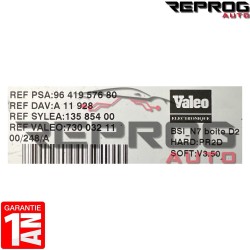 BSI VIERGE CITROEN XSARA 9641957680 73003211 V3.50 PR2D BSI N7 BOITE D2