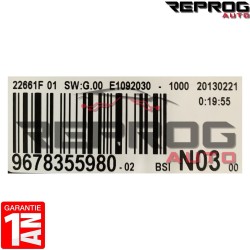 BSI VIERGE PEUGEOT 208 VALEO 9678355980 N03