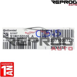 CALCULATEUR VIERGE RENAULT S180153105A 237103571R 237101908R SID307 CONTINENTAL