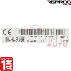 UCH HG VIERGE RENAULT CLIO 2 P8200172356A 21668134-5A V4.2 SAGEM UCH-HG-BVA-BVR