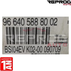 BSI VIERGE PEUGEOT CITROEN C5 BSI 2004 K02 966405888002 JOHNSON CONTROLS
