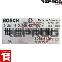 CALCULATEUR VIERGE RENAULT 1.9 DCI 0281010769 8200184294 8200269883  EDC16C3