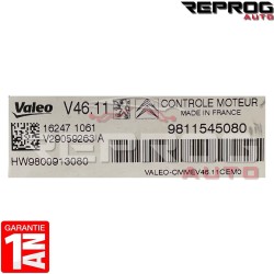 CALCULATEUR DÉCODÉ ou VIERGE V46.11 9811545080 HW9800913080 PEUGEOT 208 2008 CITROEN C3