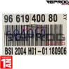 BSI VIERGE PEUGEOT 307 PHASE 2 BSI 2004 H01 9661940080 JOHNSON CONTROLS 6580EE