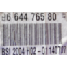 BSI VIERGE PEUGEOT 307 H02 9664476580 JOHNSON CONTROLS