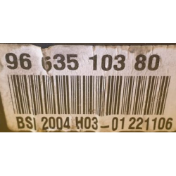 BSI VIERGE PEUGEOT 307 PHASE 2 BSI 2004 H03 9663510380 JOHNSON CONTROLS