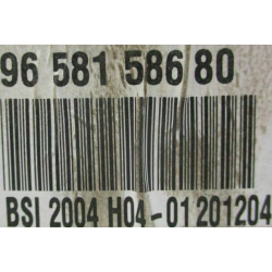 BSI VIERGE CITROEN C5 H04 9658158680 JOHNSON CONTROLS