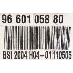 BSI VIERGE CITROEN C5 H04 9660105880 JOHNSON CONTROLS