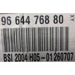 BSI VIERGE PEUGEOT 307 BSI 2004 H05 9664476880 JOHNSON CONTROLS 6580LS