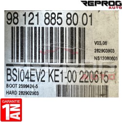 BSI VIERGE PEUGEOT RCZ 3008 5008 BSI 04EV2 KE1-00 981218858001