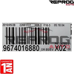 BSI VIERGE CITROEN C3 9674016880 VALEO X02