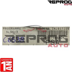 CALCULATEUR DÉCODÉ PEUGEOT 406 1.8I SL96-3 9637798480 21656467-2 SAGEM